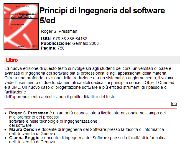 Roger S.Pressman Principi Di Ingegneria Del Software